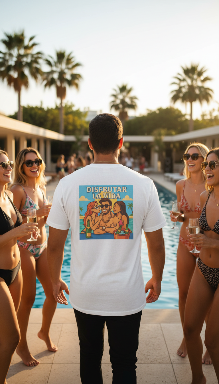 Disfrutar la Vida Graphic T-Shirt - Lapulgatshirts
